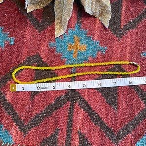 Yellow Beaded necklace